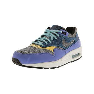 Nike Air Max 1 SE Running Shoes Blue Black Polar White 881101-001 Women's Sz 8.5
